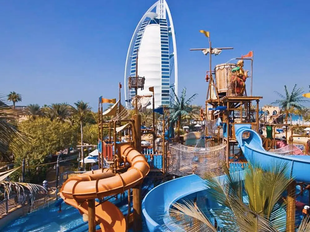 Exciting water park with thrilling slides. Tour & excursion by Khyber Travel & Tourism.